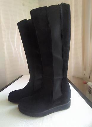 Сапоги замшевые р 40. ботинки