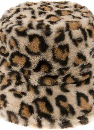 Пухнаста панама леопард h&m
