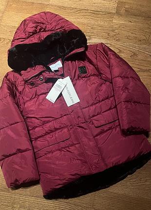 Теплая детская курточка ck на девочку 5-6 лет, оригинал