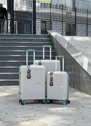 Полипропилен mcs большой чемодан дорожный l на колесах турция 110 литров