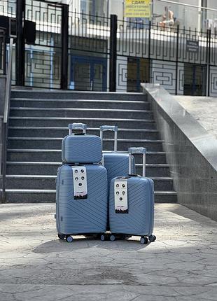 Полипропилен msb маленький чемодан  дорожный s  4 колеса ручная кладь