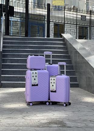 Поліпропілен msb велика валіза  l + розширення на колесах 4 колеса 110 літрів