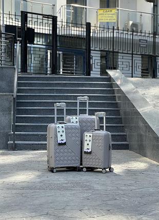 Полипропилен msb средний чемодан  m + расширения на колесах 4 колеса 75 литров