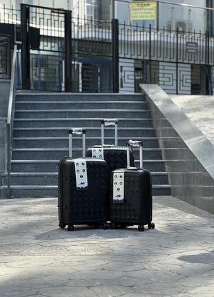 3 шт комплект + расширения  полипропилен msb  чемодан дорожный  на колесах