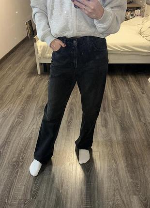Джинси бойфренд boyfriend чорні 36 низька посадка