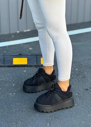 Женские качественные и стильные кроссовки stilli черные❄️