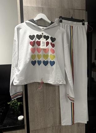 Спортивний світлий костюм twin set s/m  , 16a