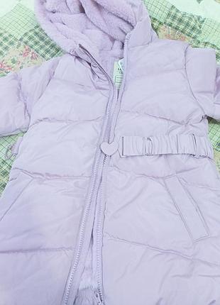Куртка зимняя на девочку рост 110 см