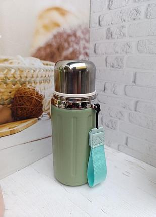 Термос stenson mt-5349-0.6-1 из нержавеющей стали 600 мл бирюзовый