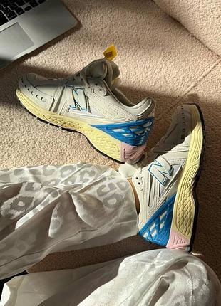 Женсике кросовки ( new balance 1906r ) white blue pink cordura