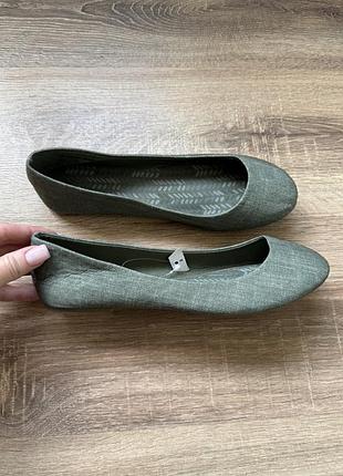 Балетки,зелені балетки