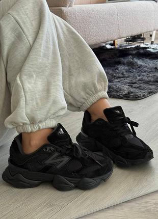 Женские кроссовки ( new balance 9060 ) triple black