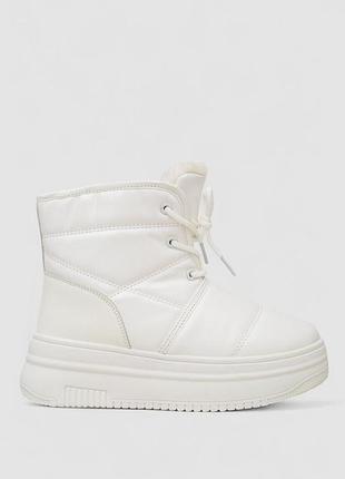 Черевики з еко-шкіри на хутрі