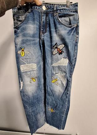 Джинсовые брюки lolo