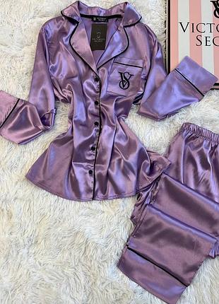 Жіноча шовкова піжама victoria’s secret