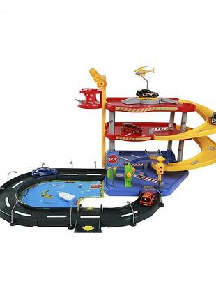 Игровой набор - гараж (3 уровня, 2 машинки 1:43) bburago 18-30025