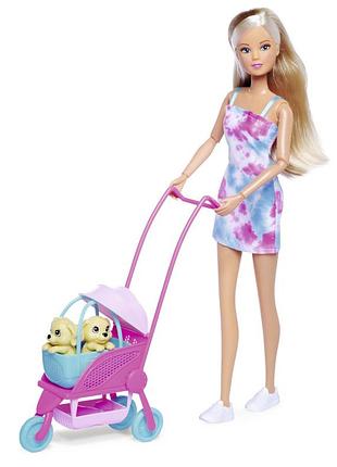 Кукольный набор штеффи щенки на прогулке 5733630