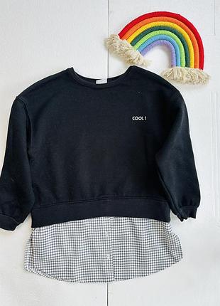 Світшот сорочка тепла утеплений худі толстовка зара