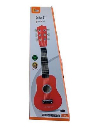 Іграшкова гітара viga toys червоний