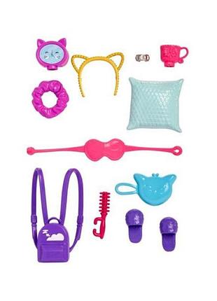 Набір аксесуарів барбі фіолетовий рюкзак