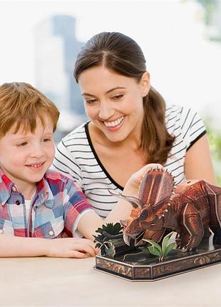 3d пазл cubicfun national geographic трицератопс