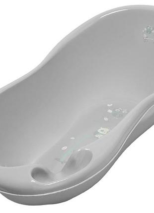 Ванна дитяча зі зливом lux owls 102 см grey