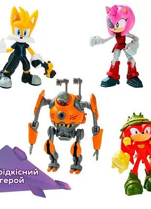 Набор игровых фигурок sonic prime – приключения тэйзла son2040a