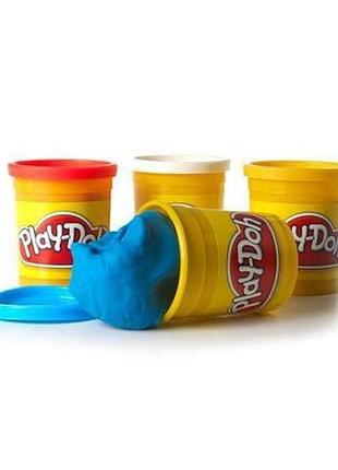 Пластилин hasbro play-doh 112 г голубой