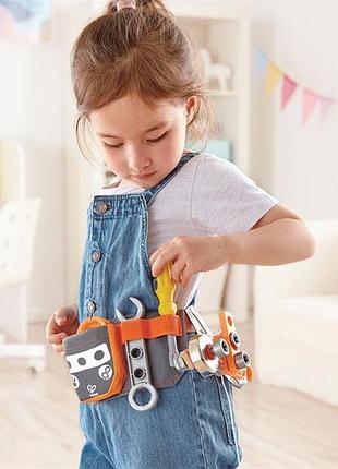 Игровой набор hape junior inventor пояс с инструментами