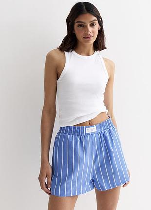 Рова бавовняна піжама з шортами майка шорти бавовна new look хлопковая пижама с шортами майка шорты хлопок