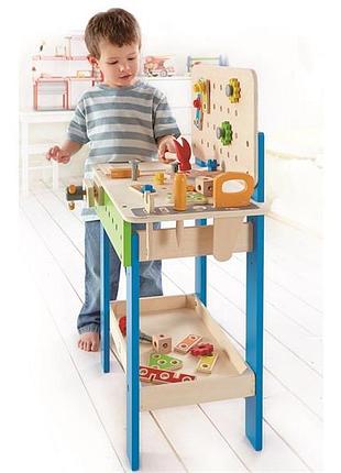 Дитячий станок з інструментами hape верстак майстра