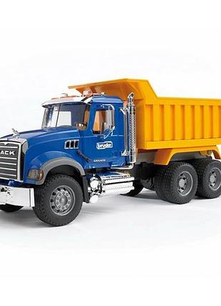Модель bruder самосвал mack granite 1:16