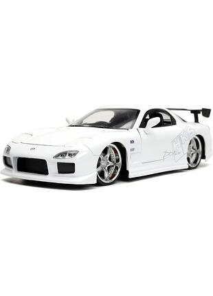 Металлическая машинка jada форсаж мазда rx-7 1993 белая 253203065