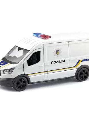Автомодель - ford transit van полиция 250343u