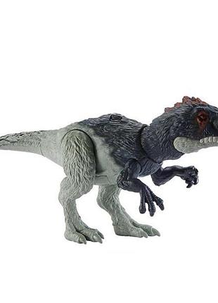 Ігрова фігурка jurassic world небезпечне ричання еокархарія зі звуком 22 см