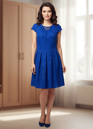 Синее платье exclusive