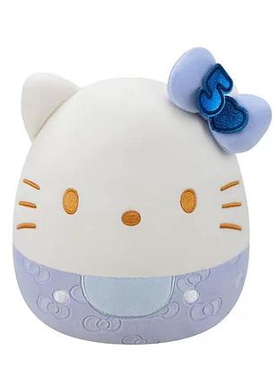 Мягкая игрушка squishmallows хеллоу китти в синем 20 cm sqsn00500