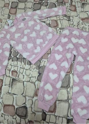 Теплая пижамка на девочку