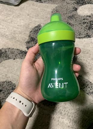 Поїльник philips avent з твердим носиком