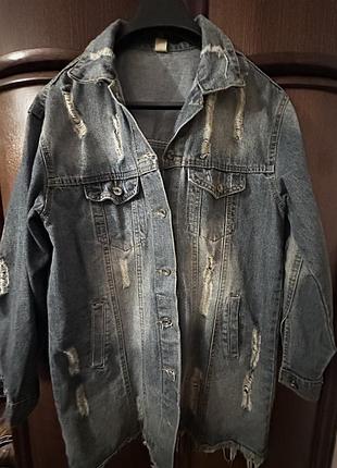 Джинсова жіноча курточка