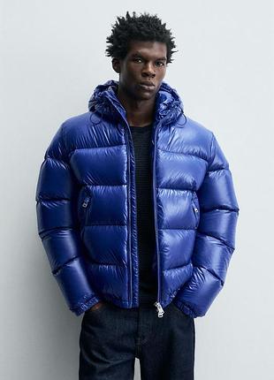 Мужская куртка пуховик zara