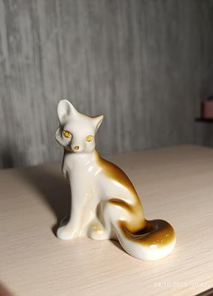 Винтажная фигурка, статуэтка лиса, лисичка