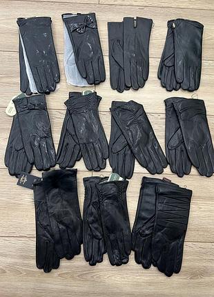 Рукавички шкіряні , перчатки з натуральної шкіри жіночі, перчатки шкіряні