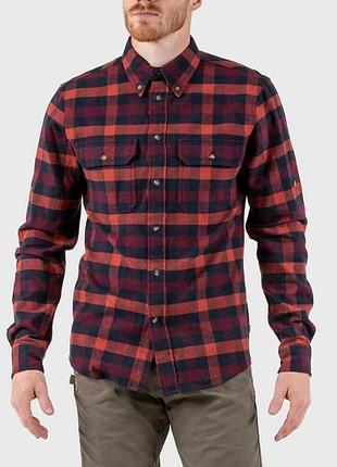 Рубашка fjallraven red flannel shirt оригінал!