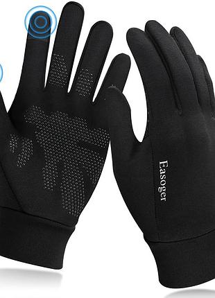 Треккинговые, туристические, велоперчатки, автомобильные, перчатки для занятий спортом easoger с сенсорами, антискользящие