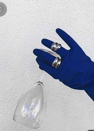 Розпродаж ‼️сині рукавички перчатки