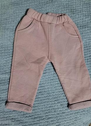 Брюки теплые детские 80 г.