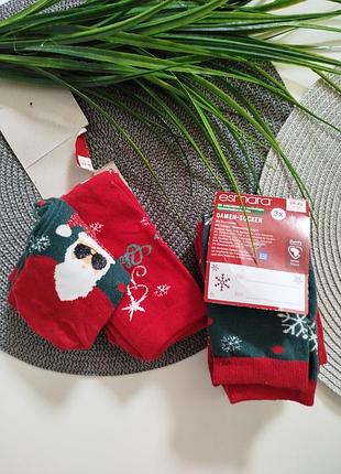 Рождественские новогодние носки женские эsmara