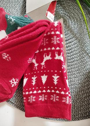 Рождественские новогодние носки женские эsmara