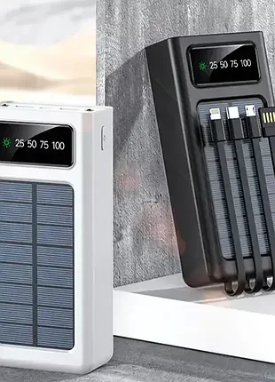 Повербанк с солнечной панелью на 30000mah, k-300